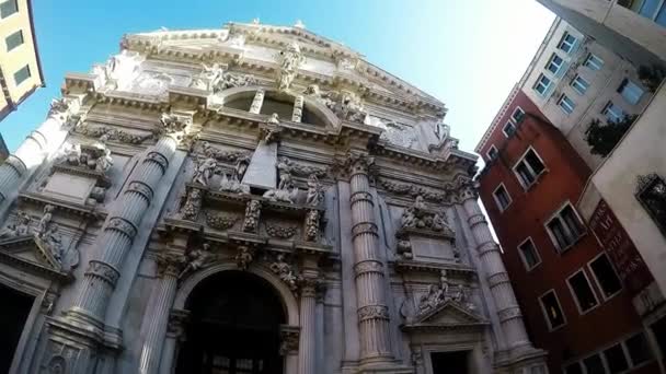 Chuchýře Benátské Zářivém Počasí — Stock video