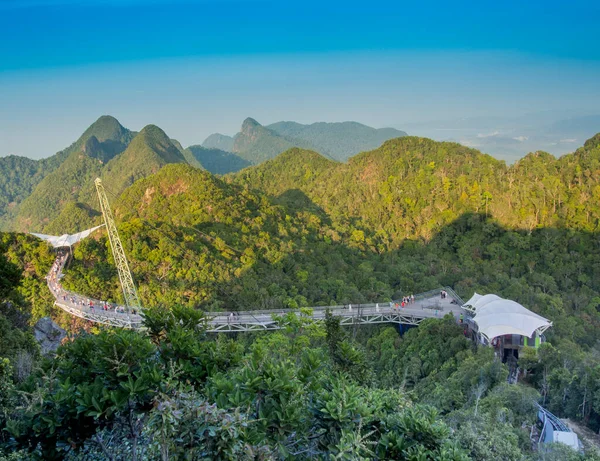 Langkawi Skybridge 'in yukarıdan görünüşü, Langkawi, Malezya