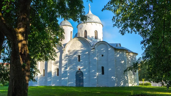 Katedrála Narození Svatého Jana Křtitele Pskov Rusko — Stock fotografie