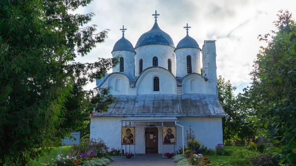 Katedrála Narození Svatého Jana Křtitele Pskov Rusko — Stock fotografie