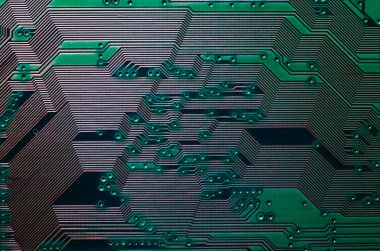 Elektronik devre kartı yakın arka plan dokusu kadar.