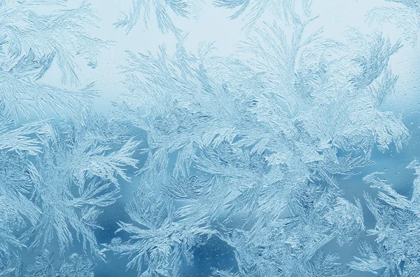 Abstract Frosty Pattern Glass Background Texture — Stock Photo, Image