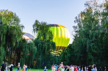 Belaya Tserkov, Ukrayna, 23 Ağustos 2018 hava balon Festivali Park