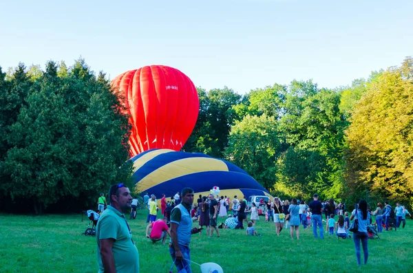 ベラヤ Tserkov ウクライナ 2018 日空気の公園で熱気球フェスティバル — ストック写真