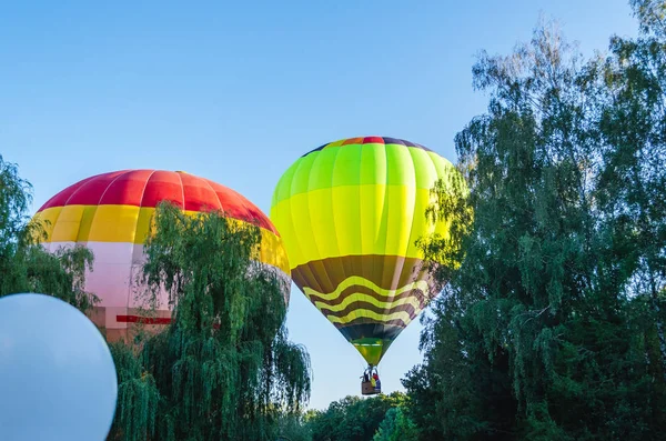 Belaya Tserkov, Ucrania, 23 de agosto de 2018 festival de globos aéreos en el parque . —  Fotos de Stock