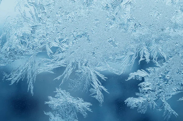 Cam, arkaplan dokusu üzerindeki soyut buz deseni — Stok fotoğraf