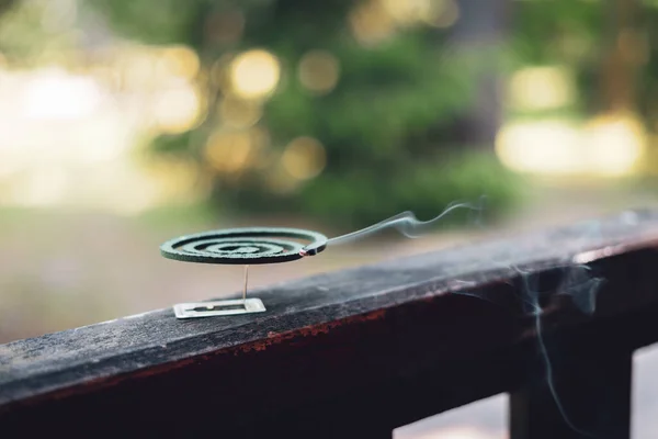 Espiral Repelente Contra Mosquitos Protección Contra Insectos — Foto de Stock