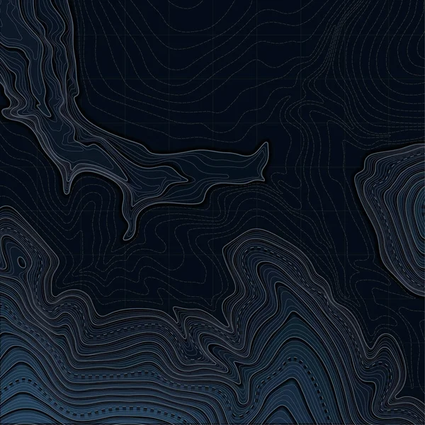 Topography Dark Topographic Map Concept Space Your Copy Mountain Highting — 스톡 벡터