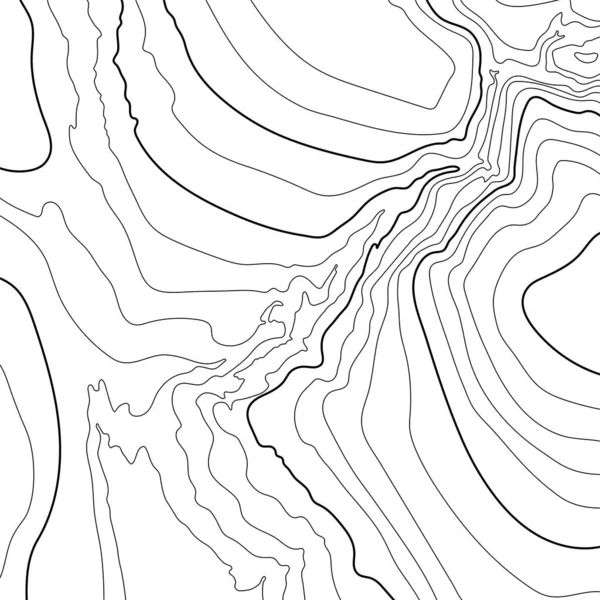 Mapa Línea Topografía Senderismo Montaña Concepto Mapa Topográfico Con Espacio — Archivo Imágenes Vectoriales