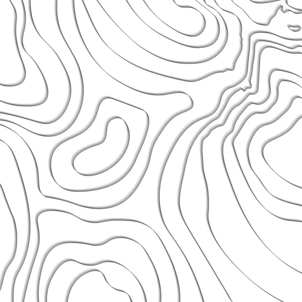 Línea Topografía Senderismo Montaña Concepto Mapa Topográfico Ligero Con Espacio — Archivo Imágenes Vectoriales