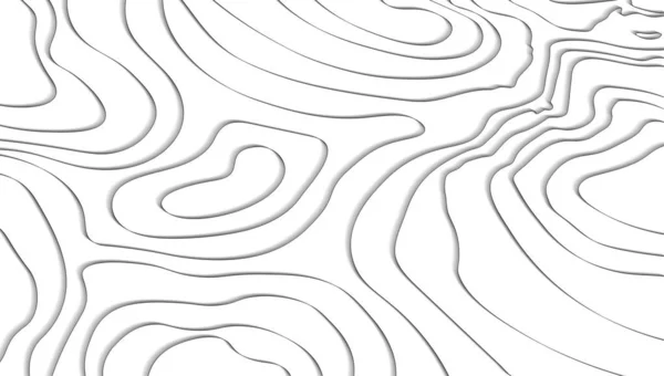 Лінія Топографії Гірський Пішохід Легка Концепція Топографічної Карти Простором Вашої — стоковий вектор