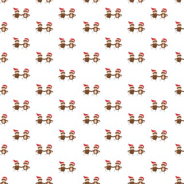 Tatlı boğayla kusursuz bir yeni yıl deseni. Yazdırılabilir arka plan ya da Noel tasarımı için sonsuz dekorasyon. Serbest stil. Karalama. Duvar kağıdı, tekstil, ambalaj, kart, kıyafet baskısı..