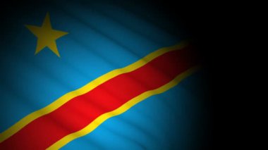 Kongo demokratik bayrağı rüzgarda dalgalanıyor
