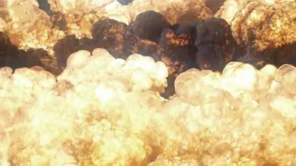 Гігантська петля вибуху — стокове відео