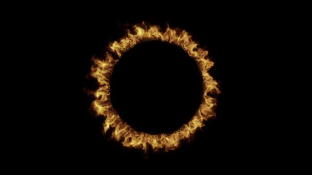 Tűzhurok gyűrűje — Stock videók