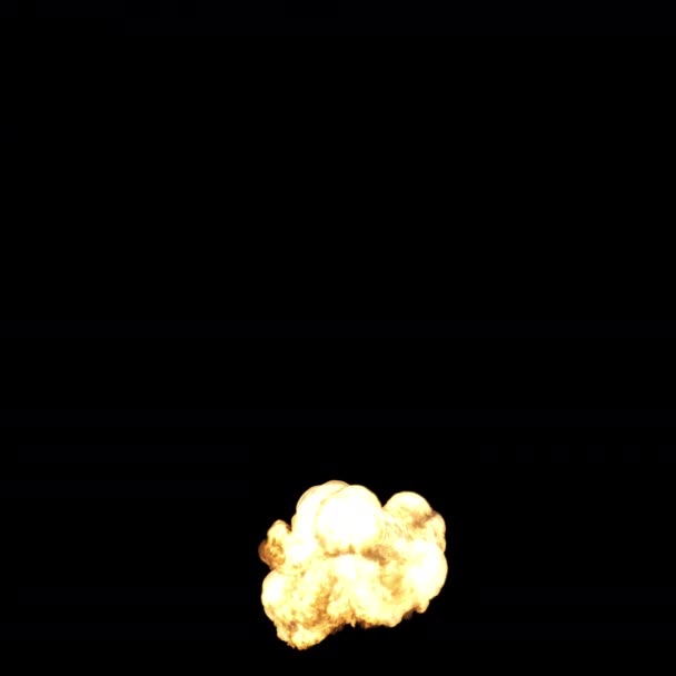 Stijgende explosie animatie — Stockvideo