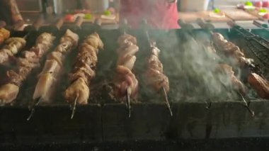 Shashlik 'in Brezilya eti pişirilmesi domuz eti yemektir.