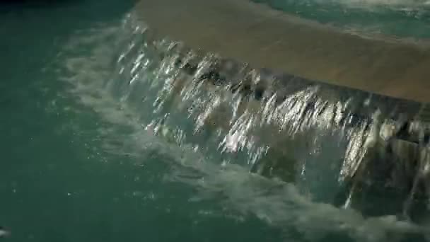 Reinigung des Wassers in einer Großstadt-Wasserversorgung — Stockvideo