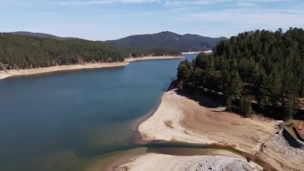 湖景的无人驾驶镜头 — 图库视频影像