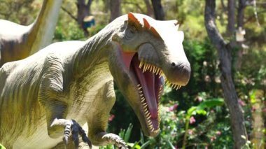 Bir tyrannosaurus rex modeli.