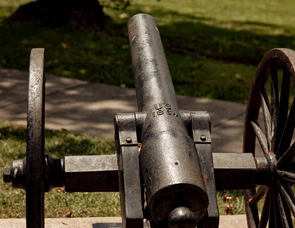 Cannone Antico Del 1864 Parco Pubblico Conroe Texas — Foto Stock