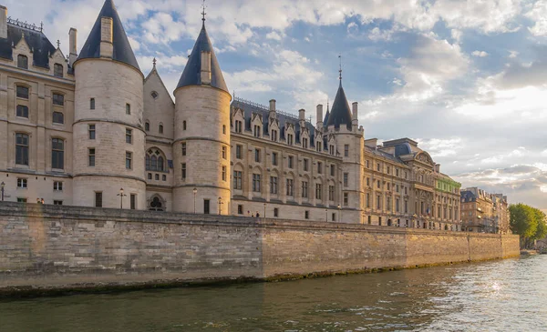 Paris Frankreich 2020 Blick Der Concierge Von Einem Boot Auf — Stockfoto