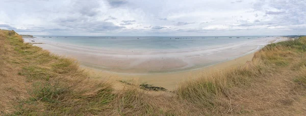 Arromanches Francia 2019 Vista Playa Del Desembarco — Foto de Stock