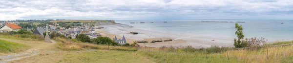 Arromanches Frankreich 2019 Blick Auf Den Landing Beach — Stockfoto