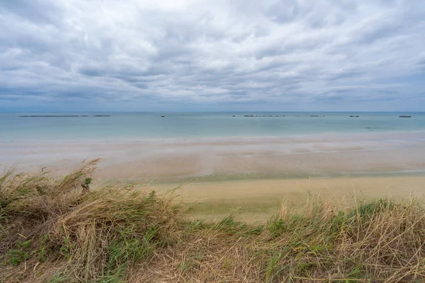 Arromanches Fransa 2019 Landing Beach Fro Manzarası — Stok fotoğraf