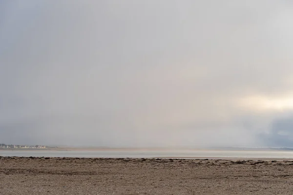 Agon Coutainville France 2018 Coucher Soleil Sur Plage — Photo