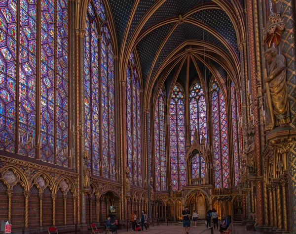 Paris Frankreich 2020 Detailansicht Der Heiligen Kapelle — Stockfoto