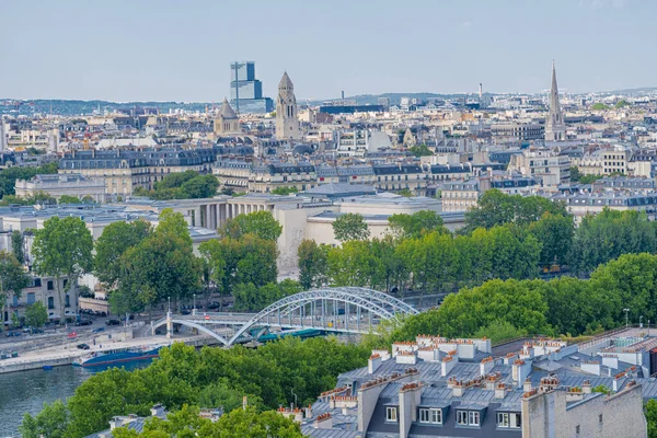Parigi Francia 2020 Veduta Parigi Dalla Torre Eiffel — Foto Stock