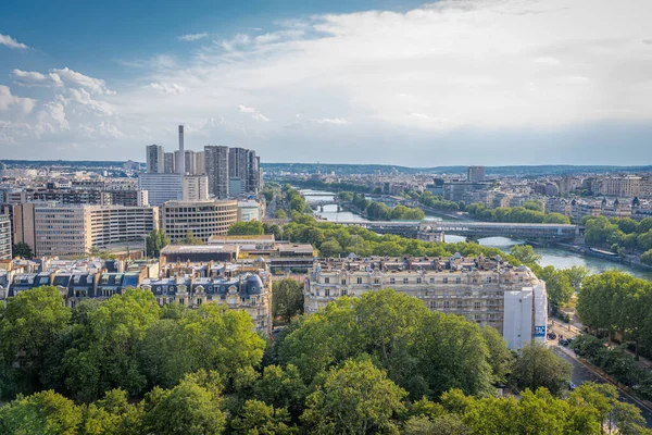 Parigi Francia 2020 Veduta Parigi Dalla Torre Eiffel — Foto Stock