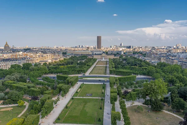 Parigi Francia 2020 Veduta Parigi Dalla Torre Eiffel — Foto Stock