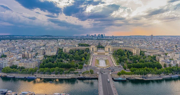 París Francia 2020 Vista París Desde Torre Eiffel —  Fotos de Stock