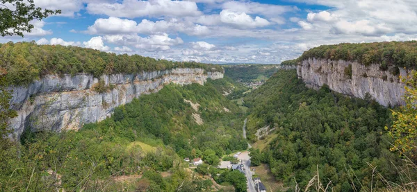 Baume Les Messieurs Francia 2020 Vista Del Circo Baume Les — Foto de Stock