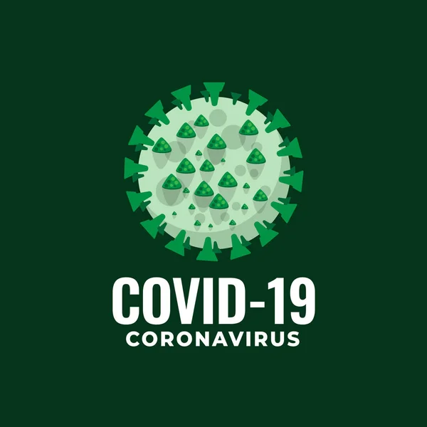 Symbool Logo Corona Virus Covid Vector — Stockvector
