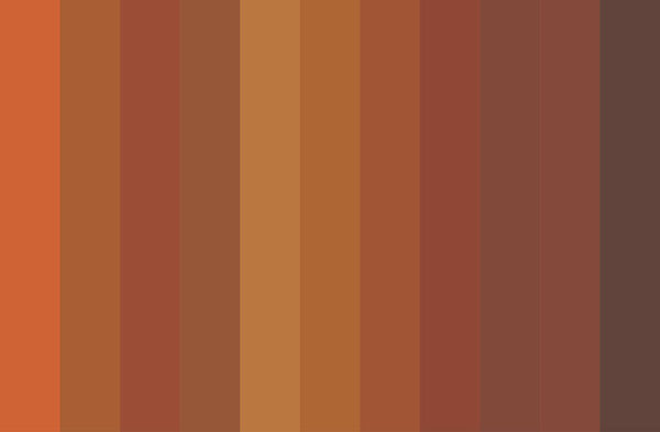 Коричневые разноцветные оттенки Абстрактная палитра Палитра Pantone Вектор графического дизайна