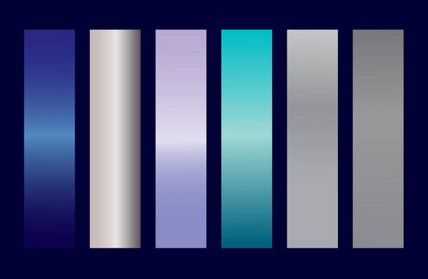 Gradient Set Palette Swatches Abstract Shades Graphic Design Vector Illustration