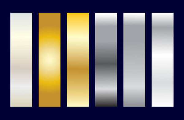 Gradient Colorful Set Swatches Abstract Shades Palette Graphic Design Vector Illustration