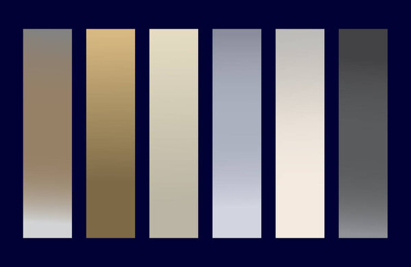 Gradient Color Set Palette Abstract Shades Swatches Graphic Design Vector Illustration