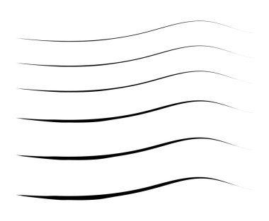 Çizgiler El Fırçası Düz Boya Mürekkebi Dekoratif Sanat Kenarlığı Tasarım Vektörü İllüstrasyonuComment