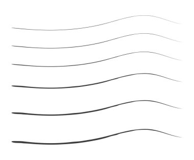 Çizgiler El Fırçası Düz Boya Mürekkebi Dekoratif Sanat Kenarlığı Tasarım Vektörü İllüstrasyonuName