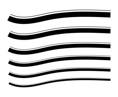 Fırça Çizgileri El Çizimi Şekil Sanat Dekoratif Kenarlık Tasarım Vektörü İllüstrasyonuComment