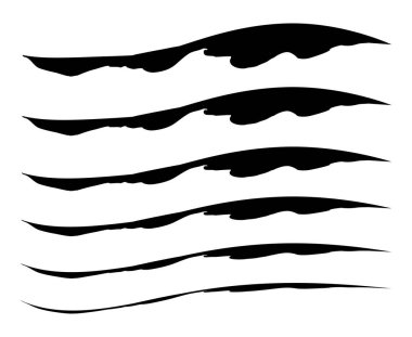 Fırça Süsleme El Çizimi Dekoratif Sanat Dekoratif Biçim Kenar Tasarım Vektörü