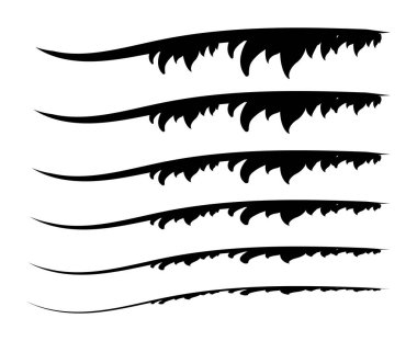Fırça Süsleme El Çizimi Dekoratif Dekoratif Dekoratif Dekoratif Dekoratif Set Tasarım Vektörü İllüstrasyonu