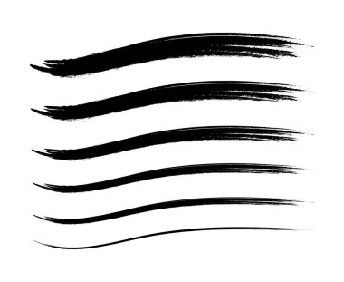 Fırça Mürekkebi Sıçrama Elleri Çizim Biçimli Kenarlık Tasarım Vektörü İllüstrasyonu