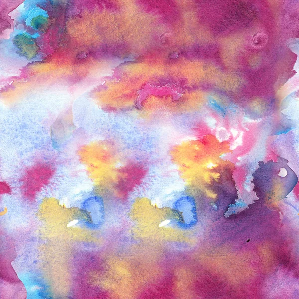 Texture aquarelle fumée abstraite, palette de couleurs vives — Photo