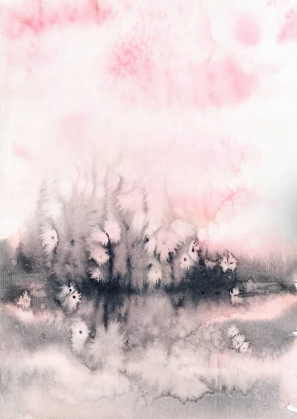 Abstract smoky misty watercolor texture, pastel, soft delicate color palette.