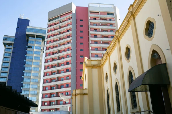 Blue, Brazil, street, building, color, Jorge Soares, Jundiai city, Jundiai, So Paulo, sky, SP, Street, doku, duvar, bina, şehir, gökdelen, mimari, şehir merkezi, blue, sky, tower, high, metropolis, apartman, hotel, window, person